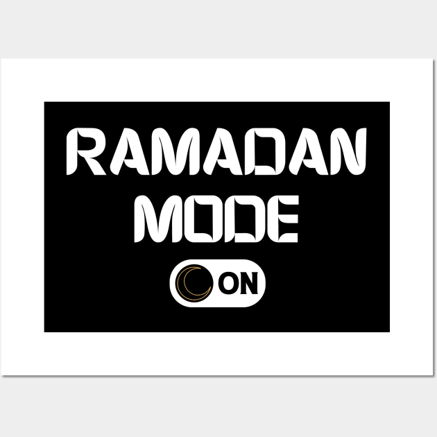 Ramadan mode on Wall Art by Yns store